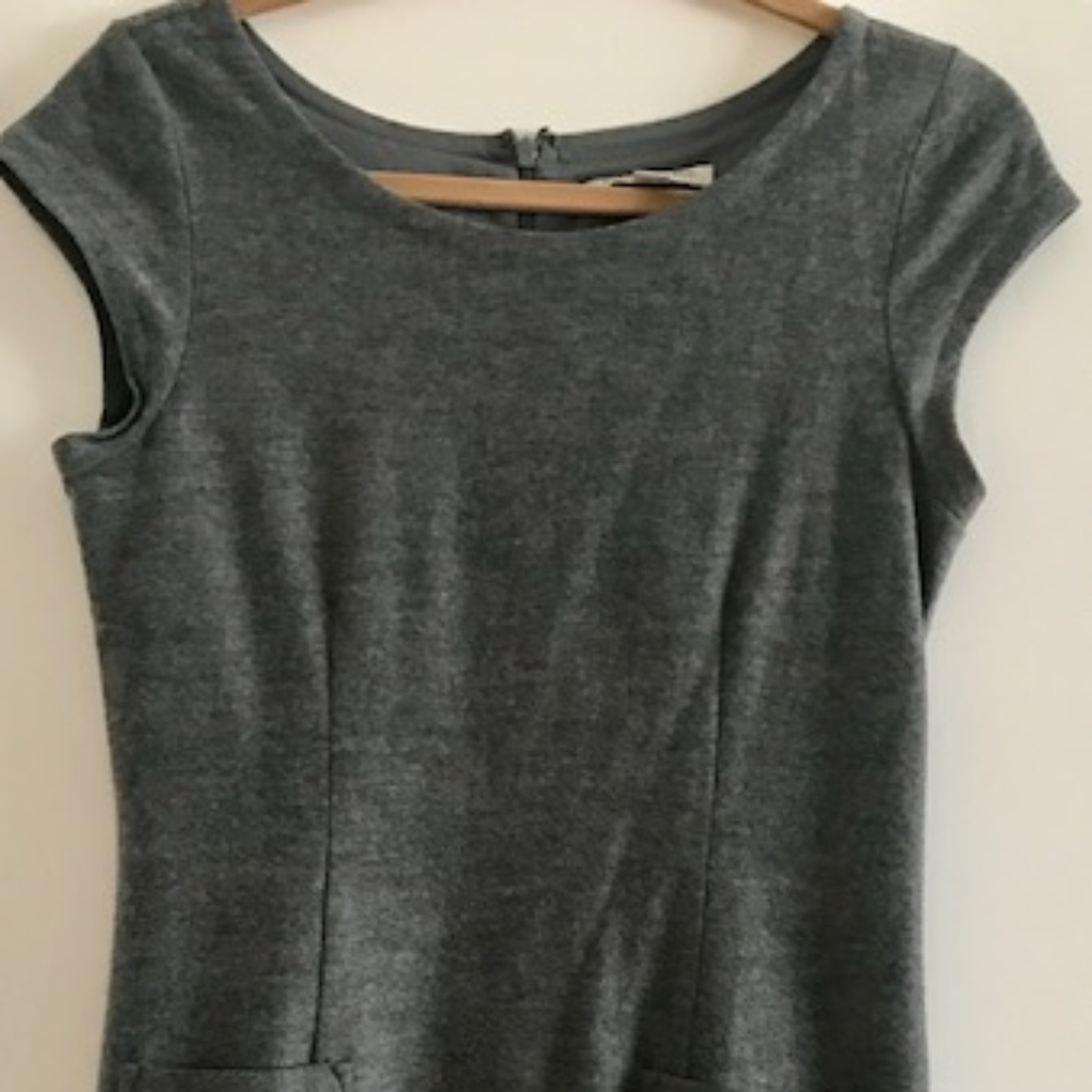 Banana Republic Grey Wool Dress